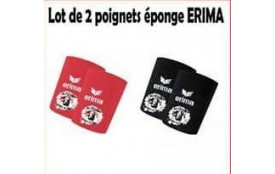 LOT DE 2 POIGNETS EPONGE ERIMA
