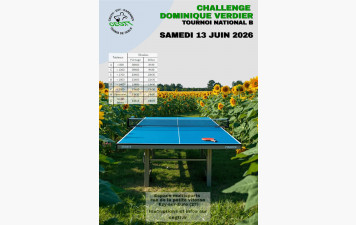 Tournoi de Croth 13 Juin 2026